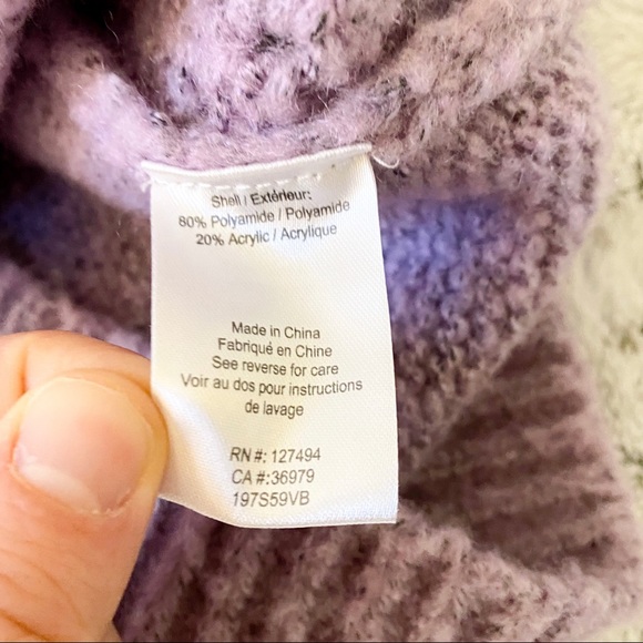 Heartloom Holden Knit Crewneck Pullover Sweater Lilac size small - Picture 11 of 11